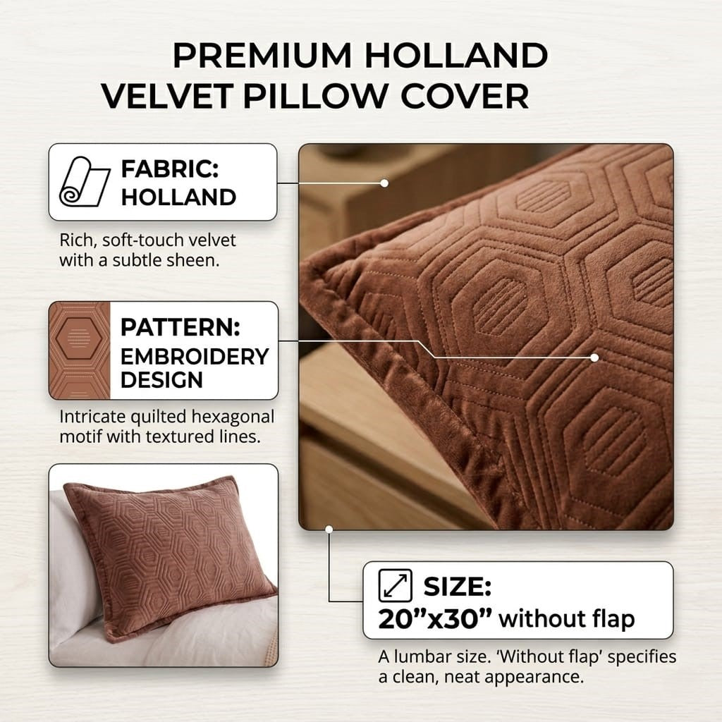 Premium Embroidery Pillow Covers